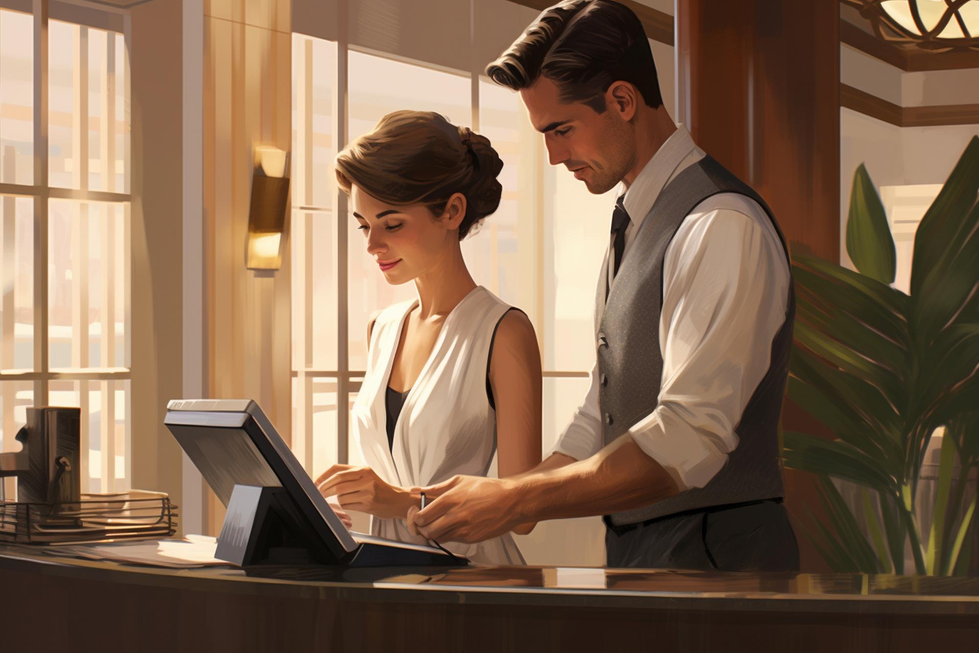 Character concept art with luxury palette